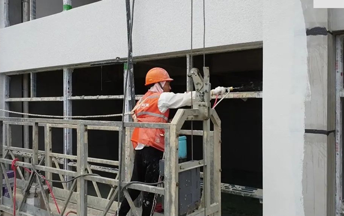 科創美仿石漆——助力滁州一廠房形象提升