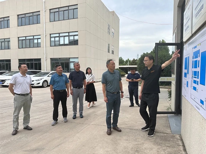 中建材地坪產業分會秘書長一行到訪科創美