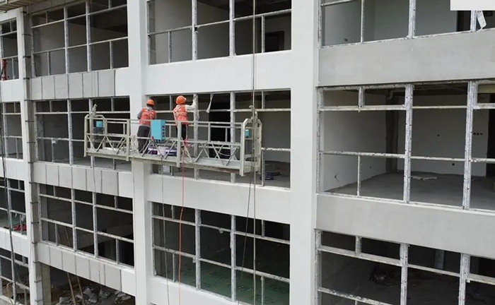 科創美仿石漆——助力滁州一廠房形象提升