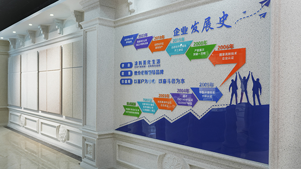 科創美-企業歷程墻