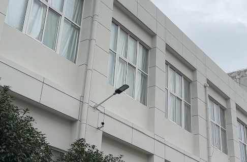 廠房外墻完工后