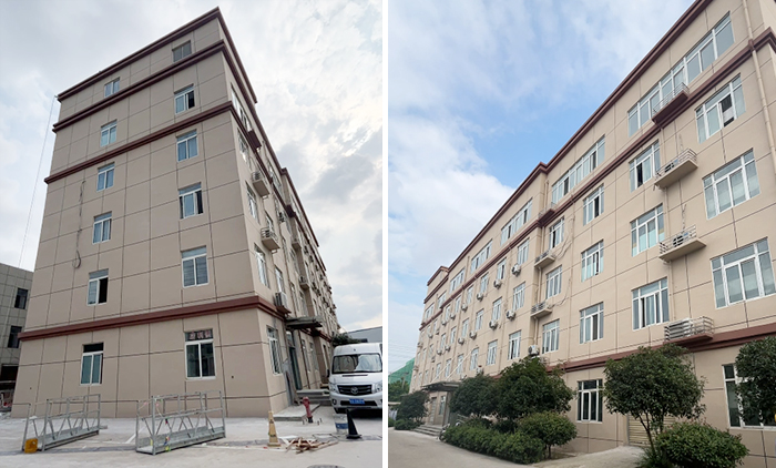 合肥暖達保溫管有限公司廠區外墻翻新項目