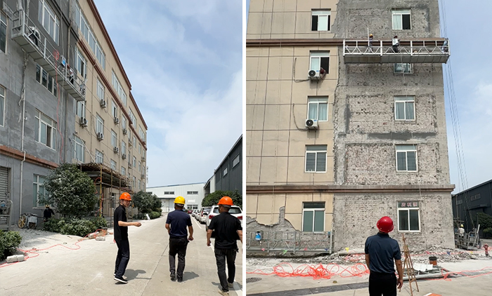 合肥暖達保溫管有限公司廠區外墻翻新項目