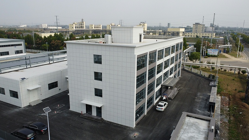 新建廠房外墻施工后